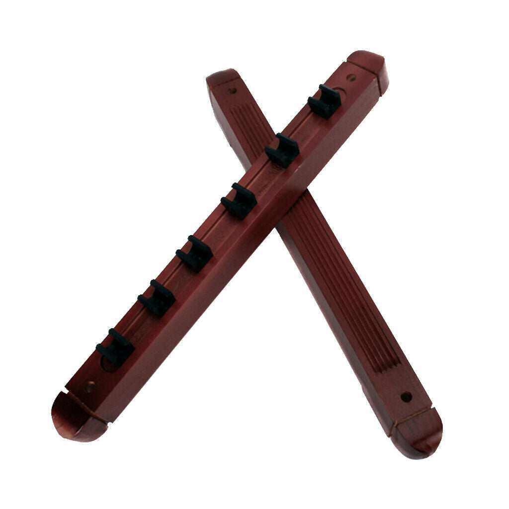 Roman Style 6-Place Wall Rack/Holder Pool/Billiard Cue Stick Wall Cue Rack