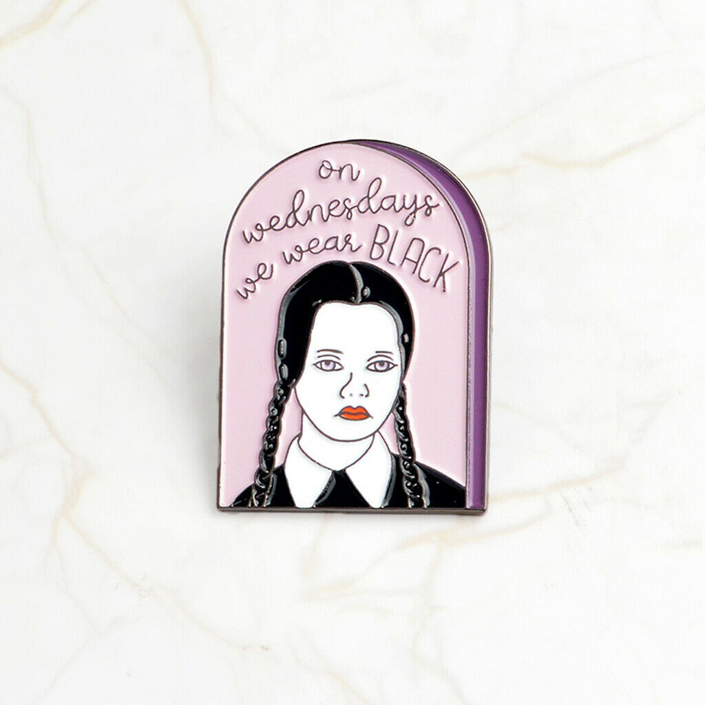 2pcs Women Girls Enamel Lapel Pins Set Badge Pin for Girls Jacket Backpacks