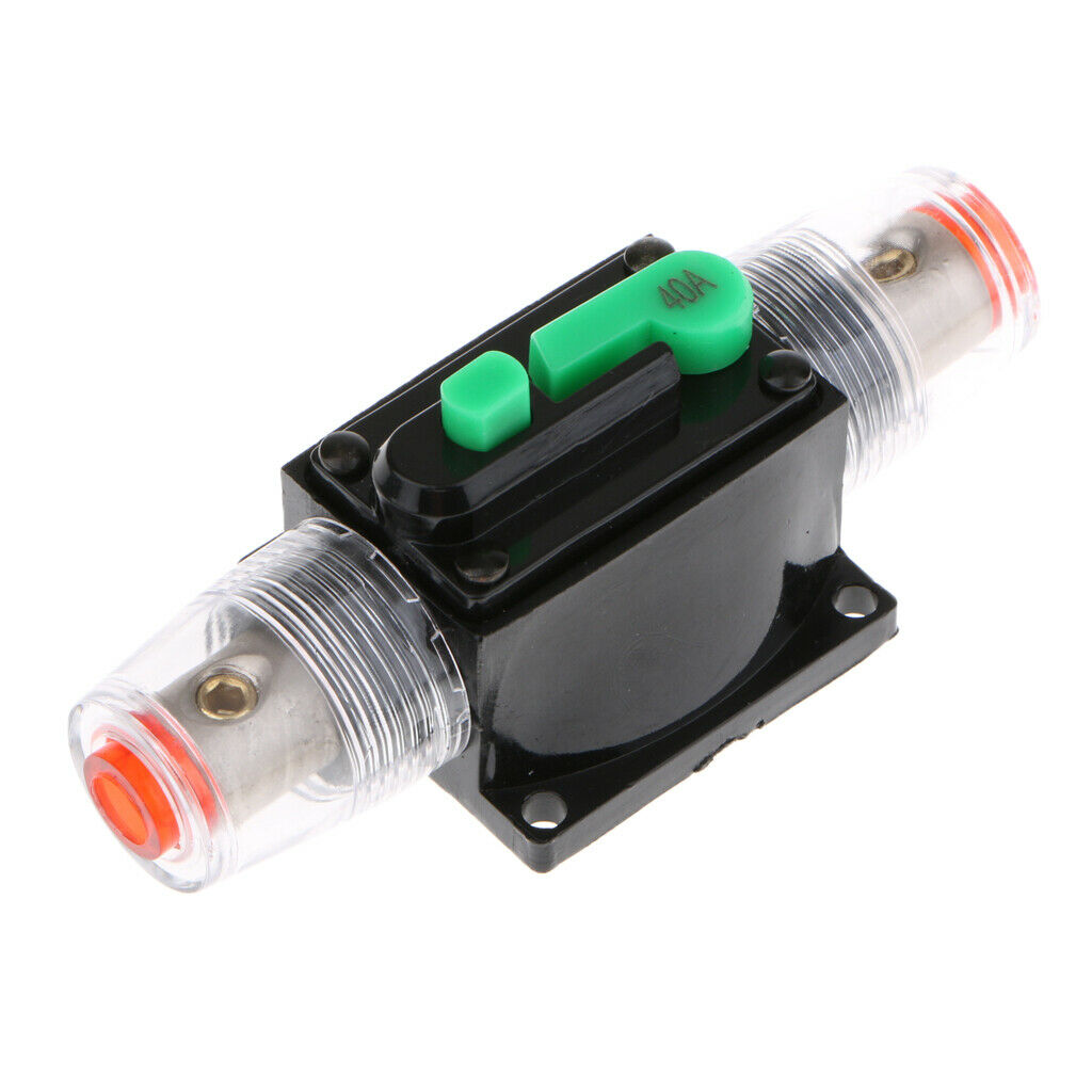 2pcs 20/40A Car Audio Circuit Breaker Fuse Reset Switch Overload DC12/24/32V