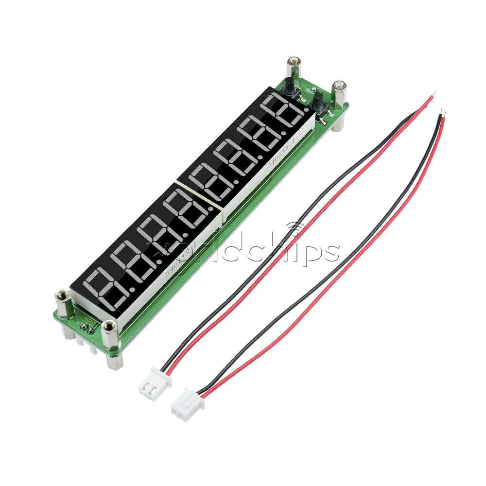 8-Bit Digital Green LED RF Signal Frequency Counter 0.1-60MHz 20MHz~2.4GHz