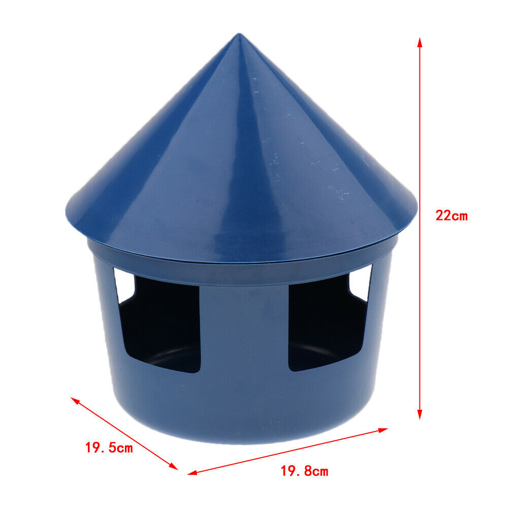 Pigeon Food Water Bowl Feeder Plastic Bird Cage Sand Food Box Cup