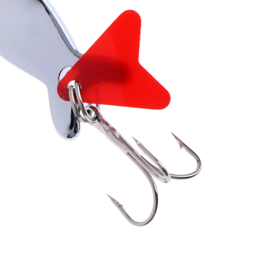 Twisted Spinner Lures Metal Fishing Spoon Baits Rolling Sequins 10g