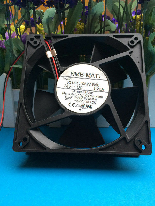 For 1pcs NMB Inverter Fan 12738 24V 1.22A 5015KL-05W-B50