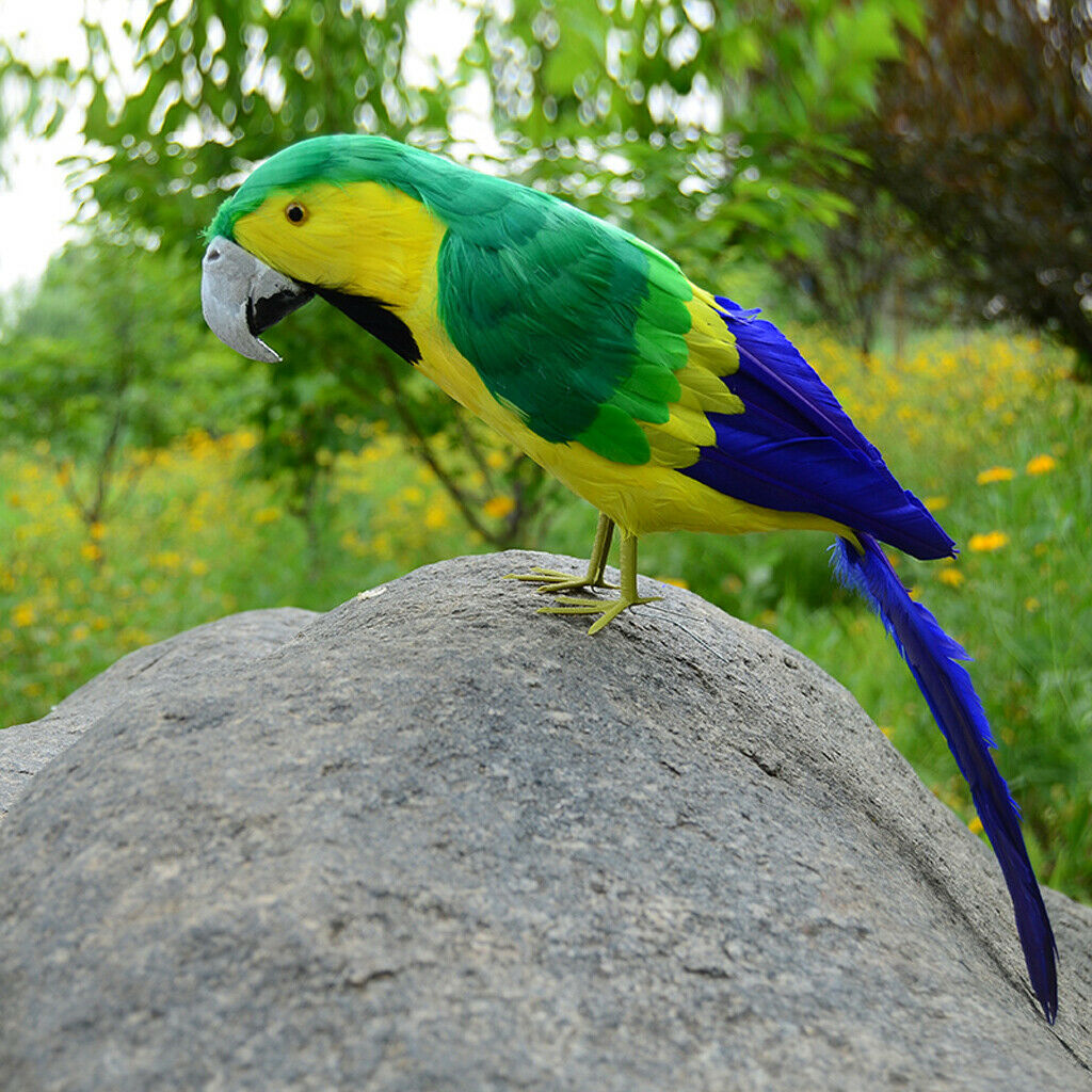Lifelike Woodland Birds Artificial Feathered Bird Crafts Home Decor #2
