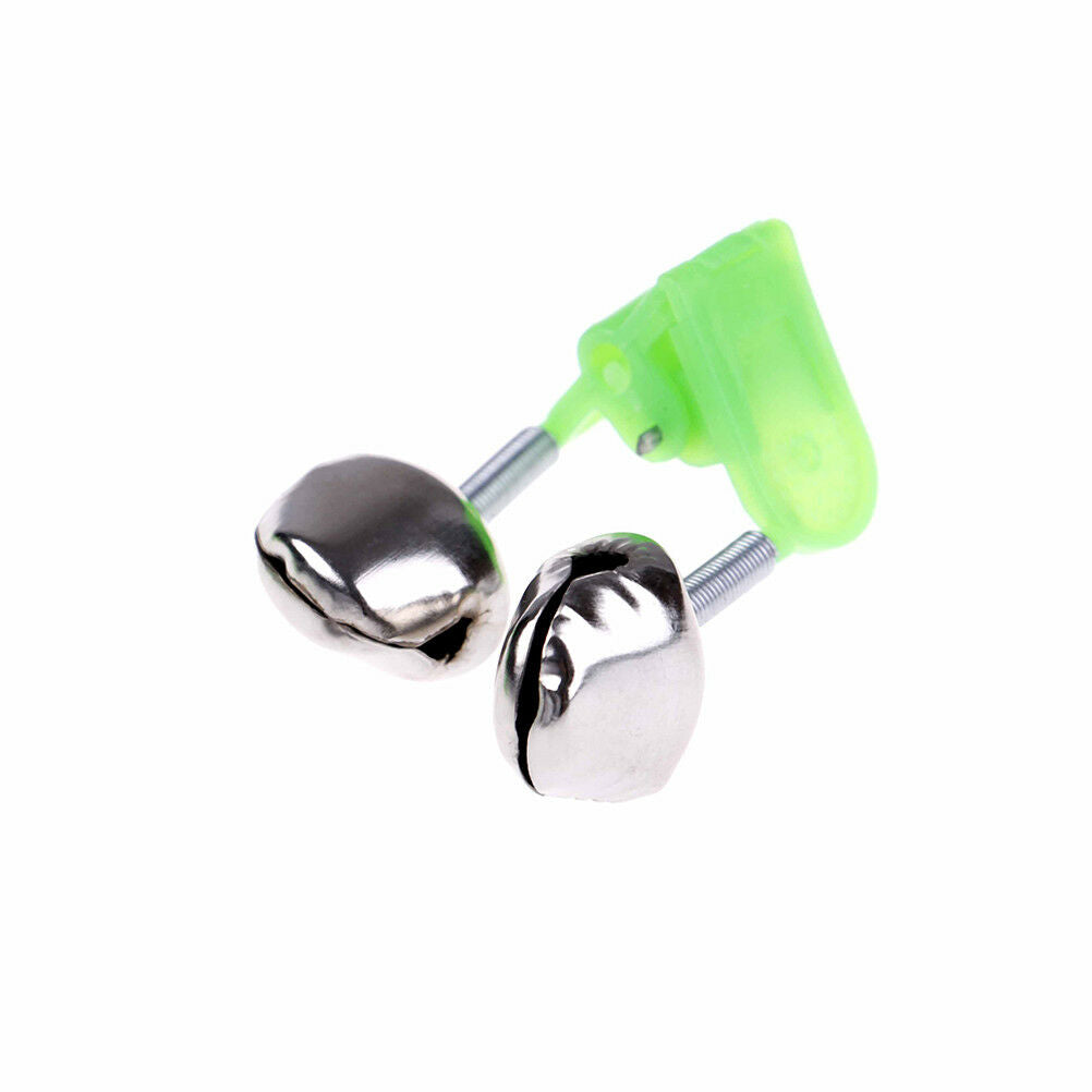 10Pcs Fishing bite alarms fishing rod stalk bells clamp tip fishing tackle S BU