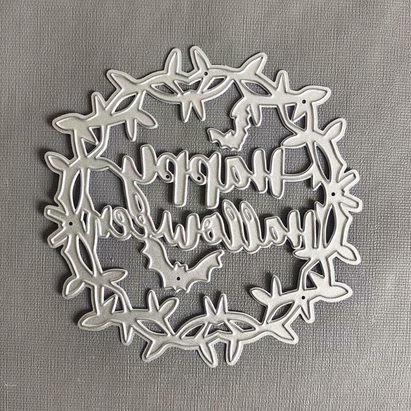 Happy Halloween Metal Cutting Dies Stencil Scrapbook Album Paper Card Template