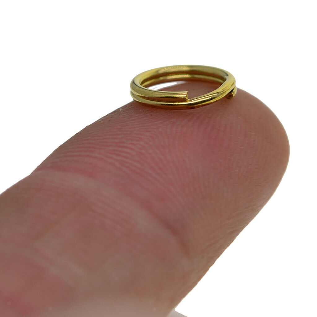 50 pcs split rings key chain rings metal key rings metal rings