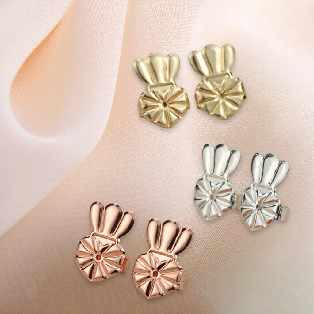3Pieces Earring Backs Stabilizers Multicolor Earring Lifters for Safety Girl