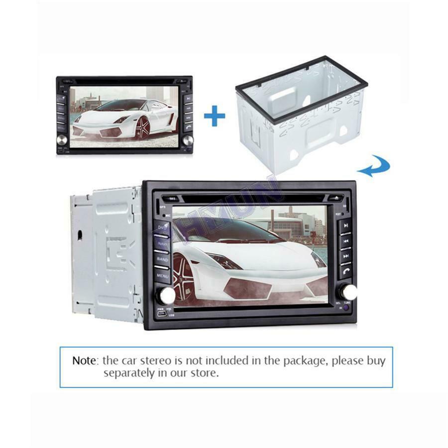 2 DIN Car Stereo Radio Frame Fascia Dash Panel Install Mounting Kit Universal
