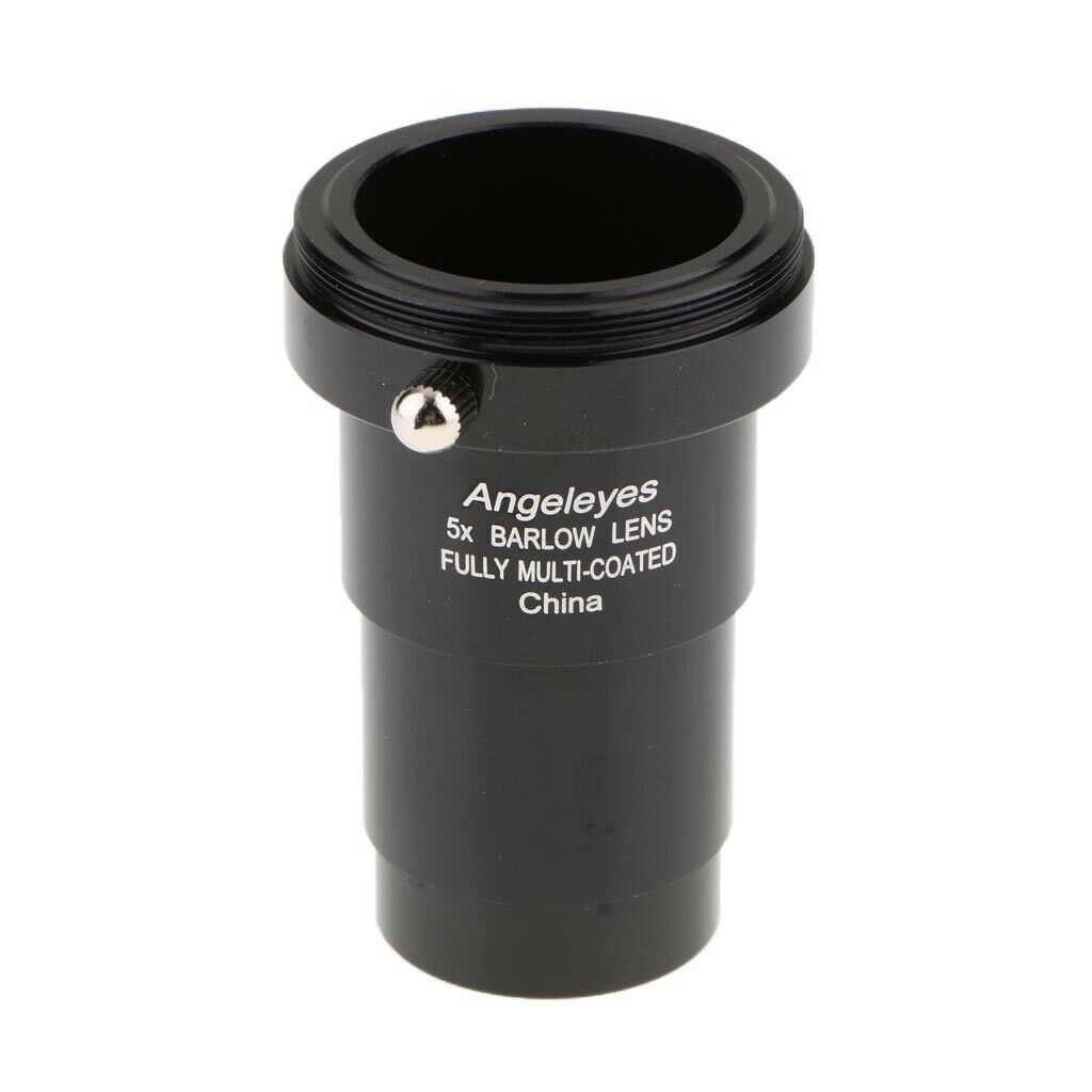 Barlow Lens 5X 3X Telescope Eyepiece Multilayer Broadband Purple Film 1.25"