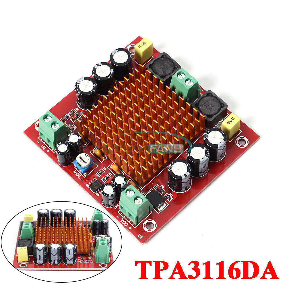 TPA3116D2 150W Mono Channel Digital Power Audio Amplifier Board DC12-26V