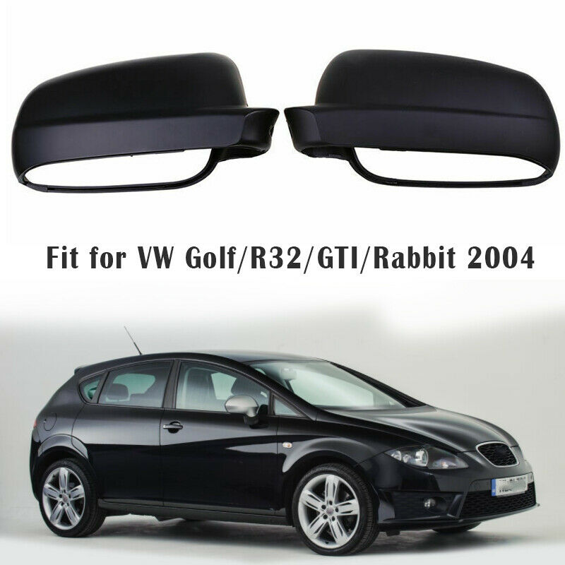 Pair Rearview Mirror Glass Cover Cap For VW Golf Mk4 2000-2007/ Jetta 1999-2005