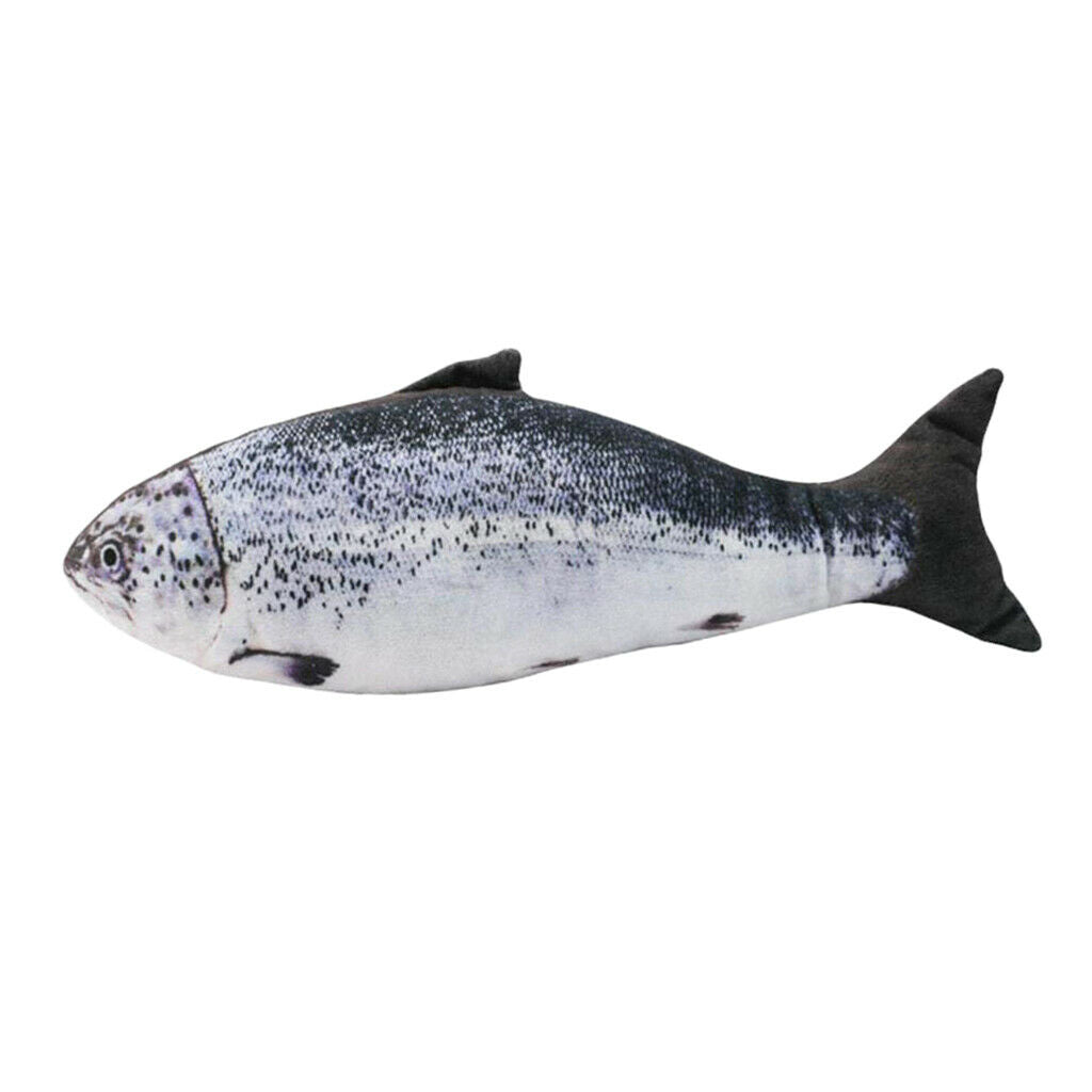 3x Cat Electric Fish Toys Realistic Flopping Cat Kicker For Pet Cat Salmon