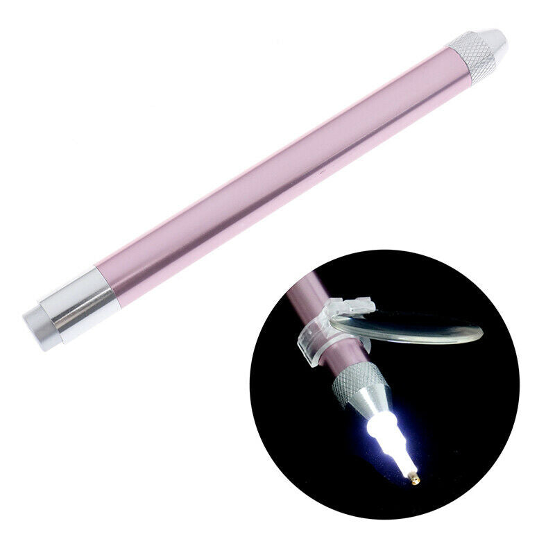 Diamond Painting Tool Point Drill Pen Magnifying Glass Luminous LightingFCA