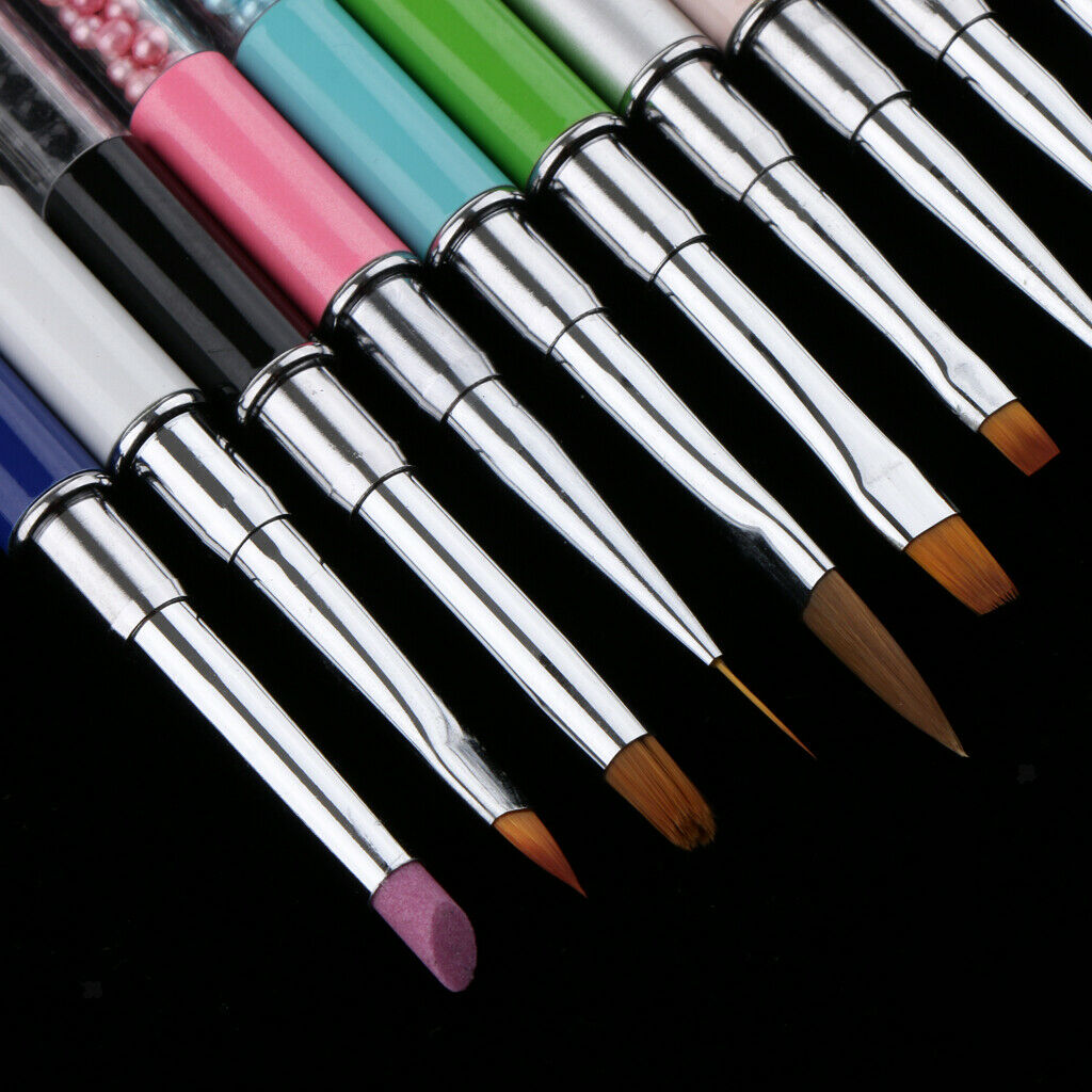 Set Nail Art UV Gel Liner Painting Gradient Brush Pen Drawing  Brush