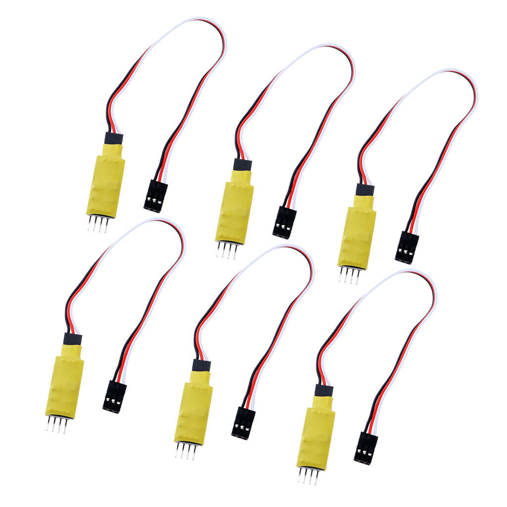 6x Receiver Controlled Switch Operating Car Lights Remote RC Car Parts