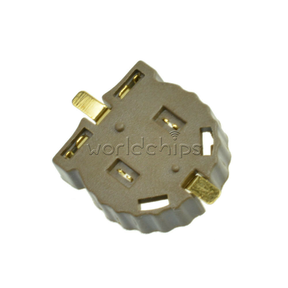 10PCS CR1220 Button Battery Socket Clip Holder Box Case Portable