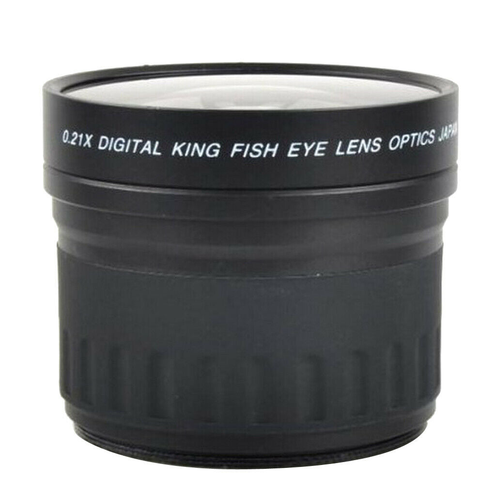 52mm Wide Angle Fisheye Lens 0.21x for Canon Rebel T6i T6 T6S T5i T5 T4i T3i