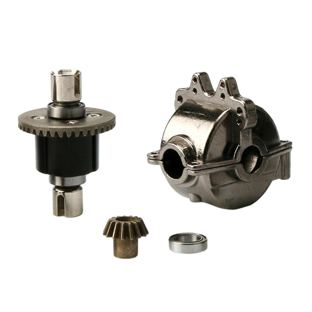 2 pieces gear housing + differential for WLtoys 1:18 RC Car A979 Titanium