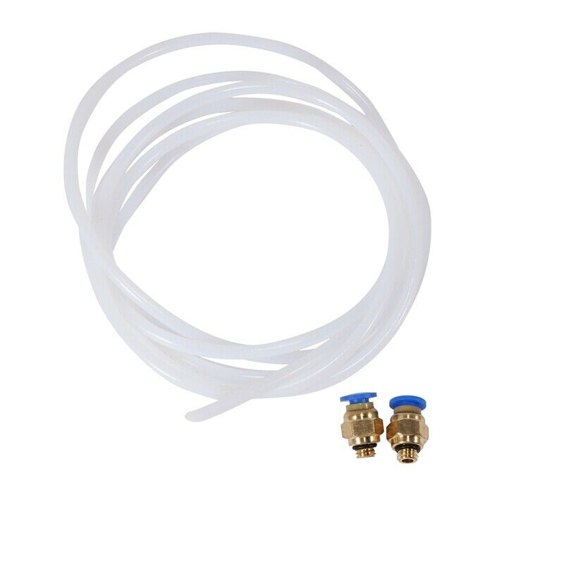 2 Meters Ptfe PTFE Bowden Tube 1.75Mm Filament And Pc4-M6 Push-In Fittings ForS7