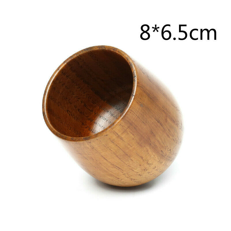 Tarot Water Elemental Natural Wood Glass Drinking Cup Teacup Wicca Altar Props