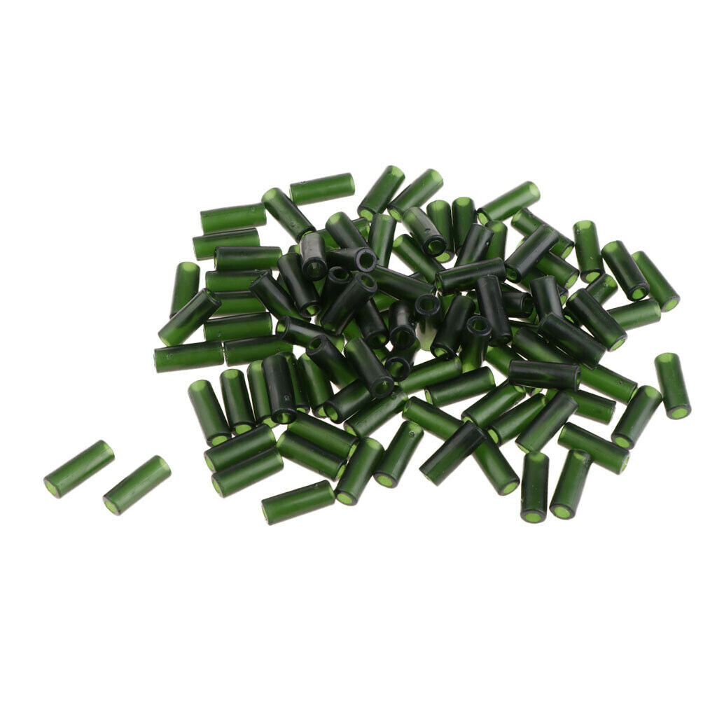 100pcs Rubber Shock Beads 17mm Rig Making Buffer Beads Carp