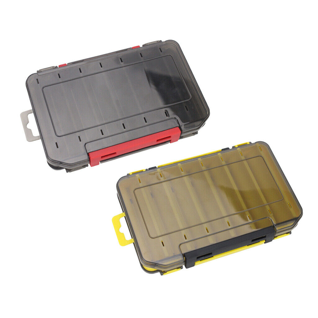 2pcs Double Sided Bait Box Storage Box Lure Box