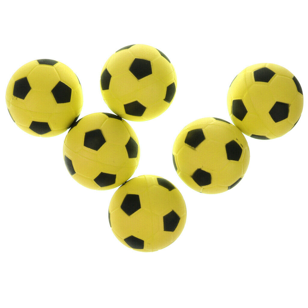 Pack 12 Soft Foam Sponge Bounce Soccer Balls Children Party Game Toys 2.4"