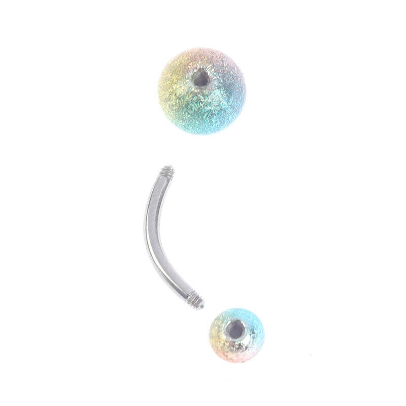 10pcs Colorful Acrylic Sexy Ball Navel Piercings Belly Button Rings Body Jewe Tt