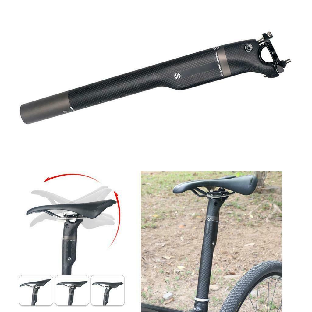 30.8 Carbon Fiber Bike Seat Post Length 350mm 400mm Matte 30.8x400mm