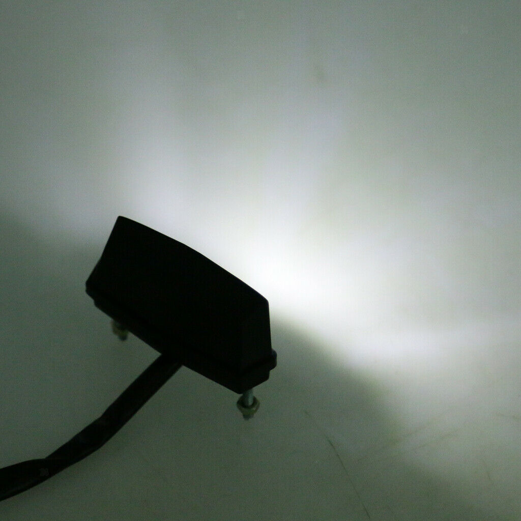 New Black Durable 12V LED Rear Tail Light Lamp For Motorcycle Bikes Scooters