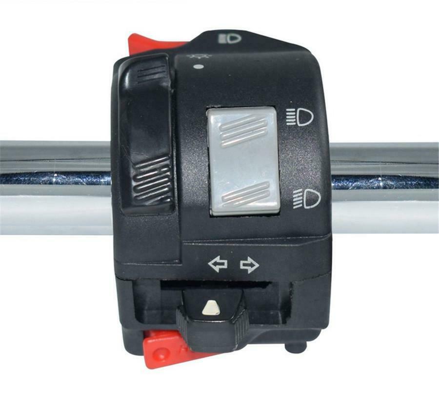7/8" Motorcycle Handlebar Headlight Fog/Turn Signal Light Switch Control Button