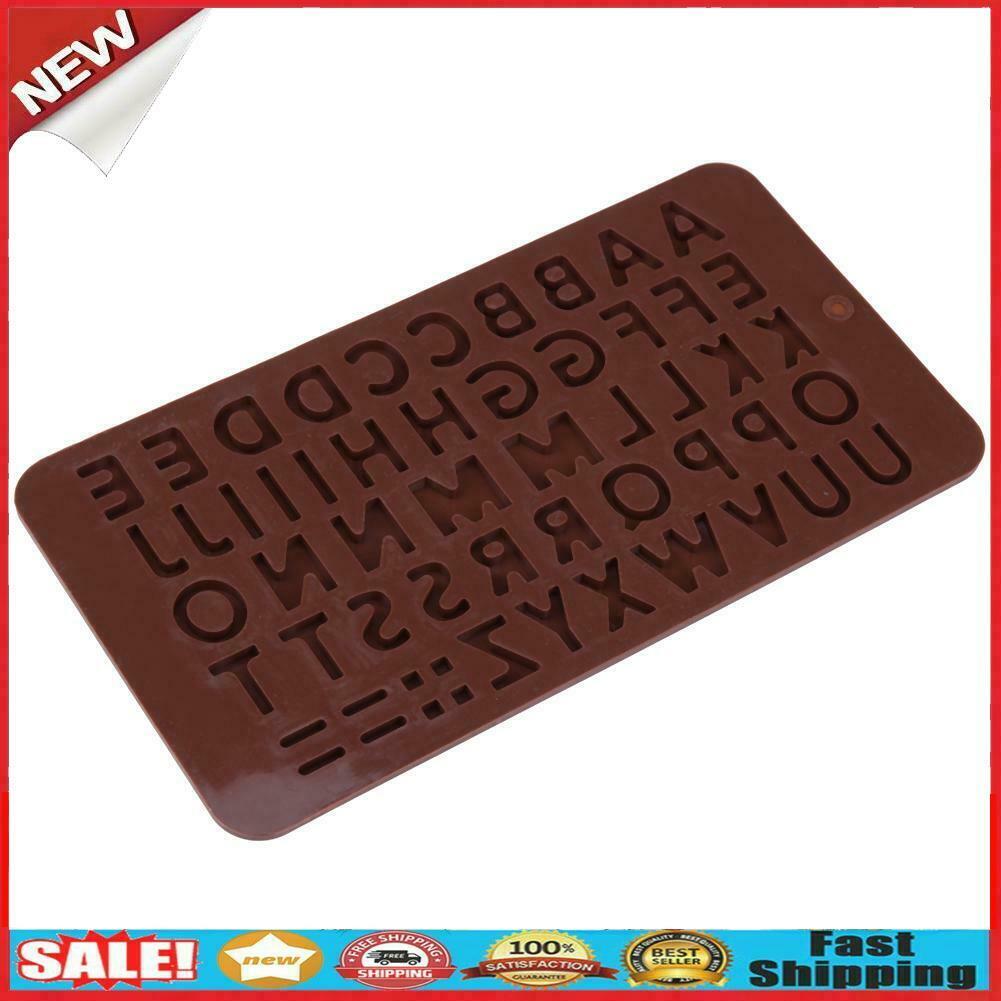 26 Alphabet Silicone Chocolate Mold DIY Fondant Cake Decor Jelly Mould @