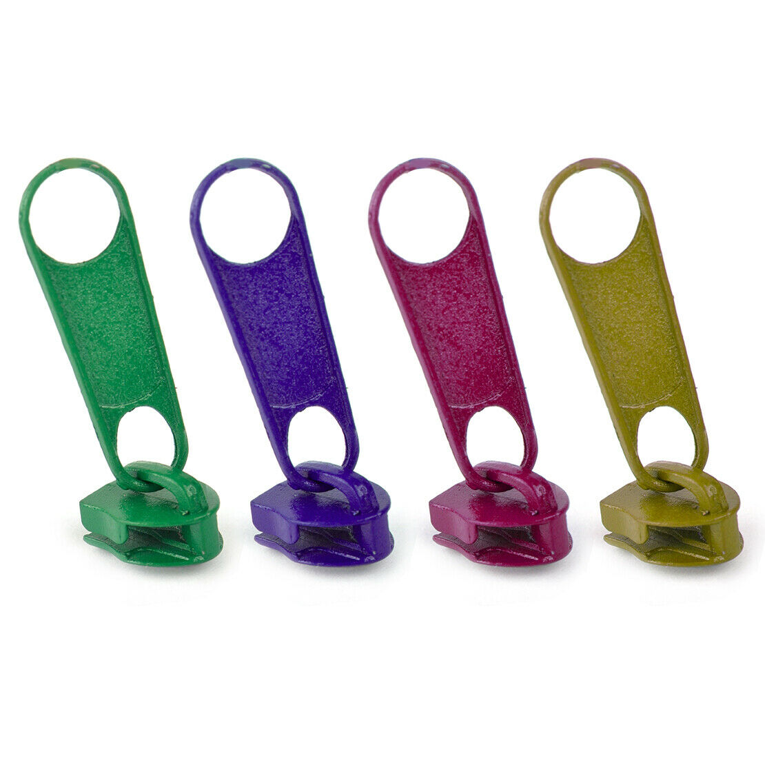 20x #5 Multi-Color Alloy Zip Slider Puller Replaced Bag Clothes Repair Zipper An