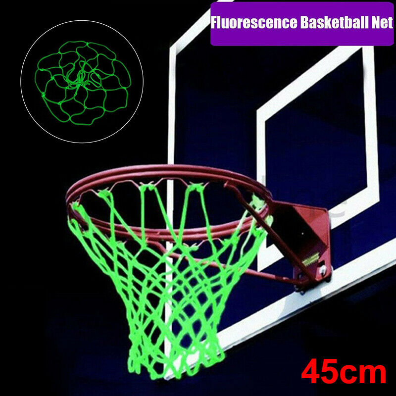 Outdoor Glow In The Dark Fluorescence Light Up Luminous Basketball Net Hoop