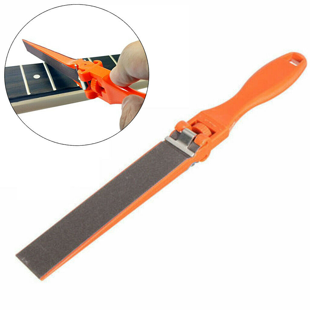 Guitar Bass Fret Buzz Eliminator Crowning Leveling File Sanding Stick Guitar