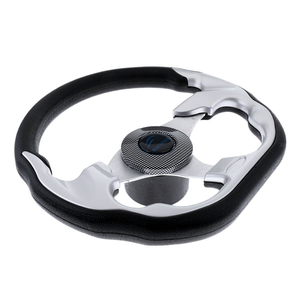 310mm 3 Spoke 3/4" Marine Yacht Fishing Boat Steering Wheel & Soft Grip