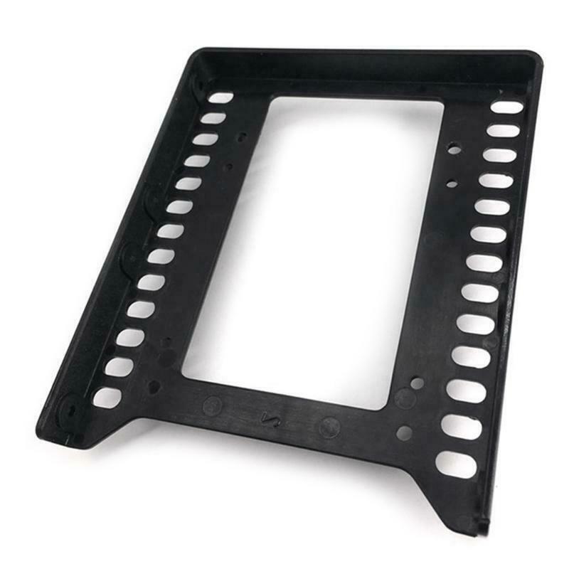 New Hot 2.5" to 3.5" SSD HDD Hard Disk Drive Bays Holder Plastic Mounting