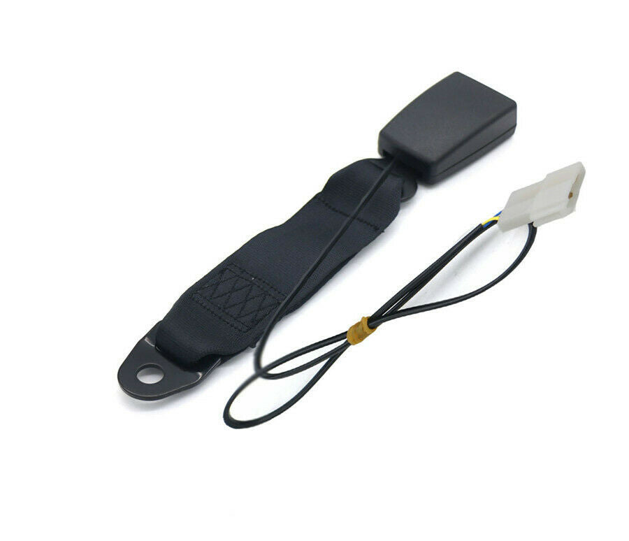 7/8'' Car Seat Belt Buckle Socket Plug Connector with Warning Cable Camlock USA