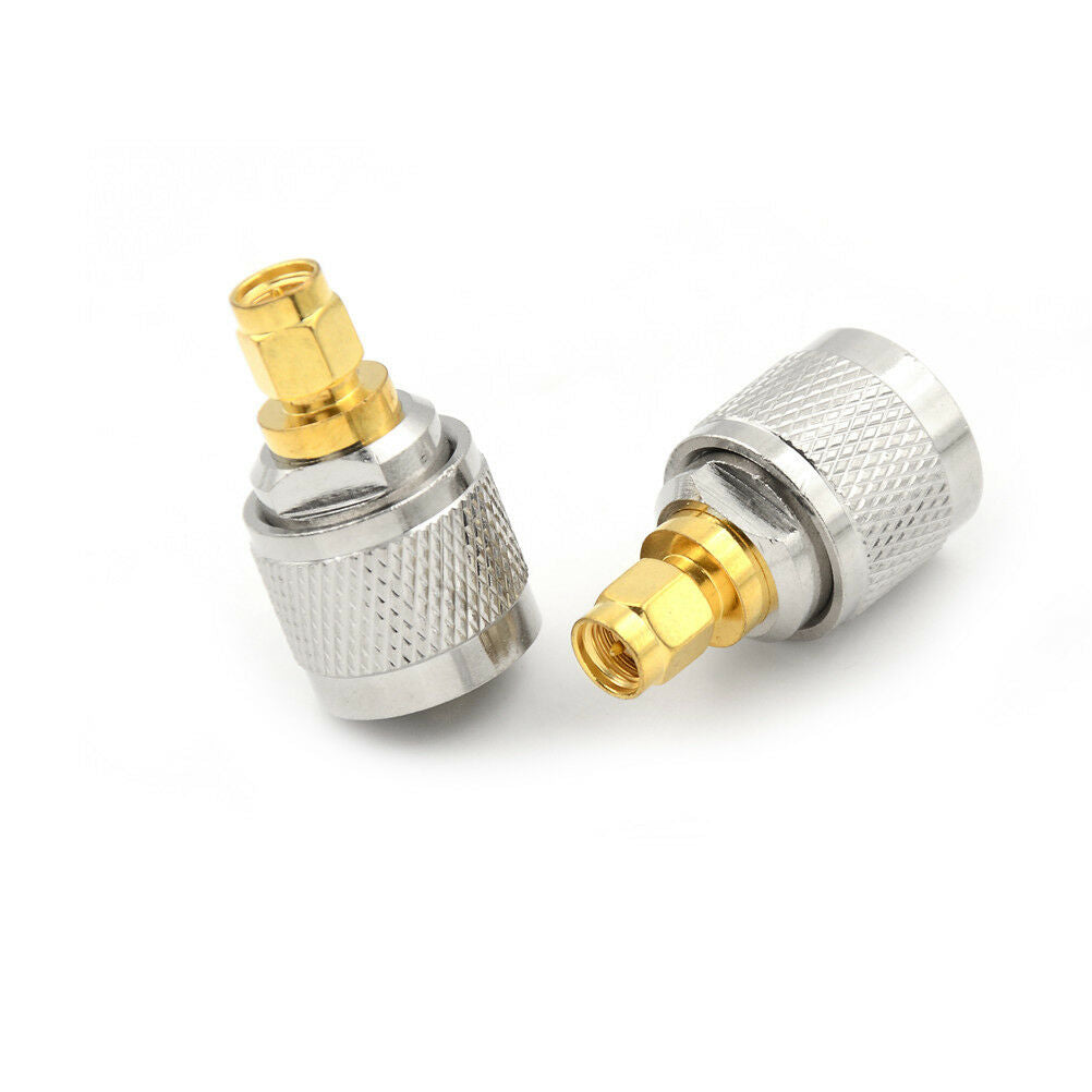 Brass Adapter PL259 UHF-J Plug Male To SMA Male Plug RF adapter Connector  BDDD