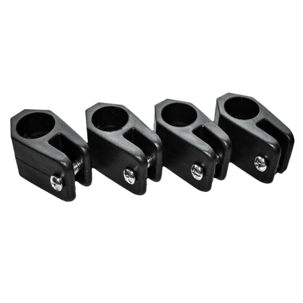 16 Nylon Boat Canopy Cover Bimini Top Deck Hinge Jaw Slide, Fitting Hardware