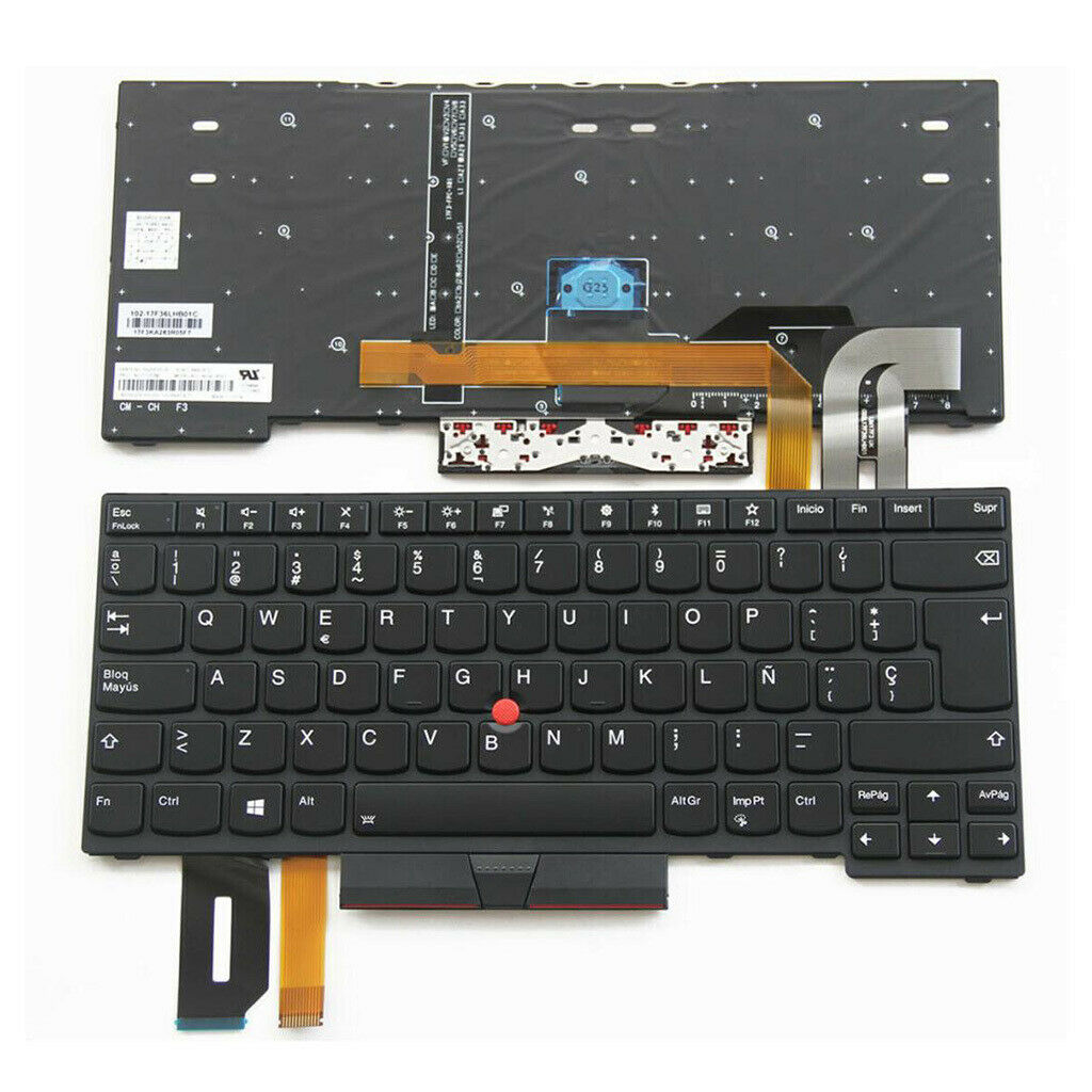 Spanish Español Layout Keyboard for Lenovo ThinkPad E480 T480s Laptop
