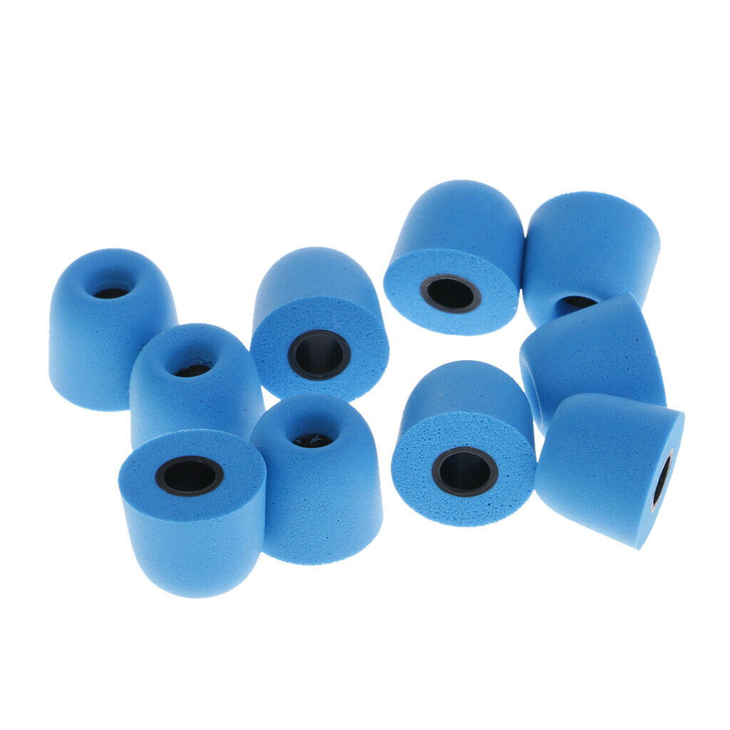 Earbud Memory Foam Eartips Earplug For InEar Headphone 4.5mm blue