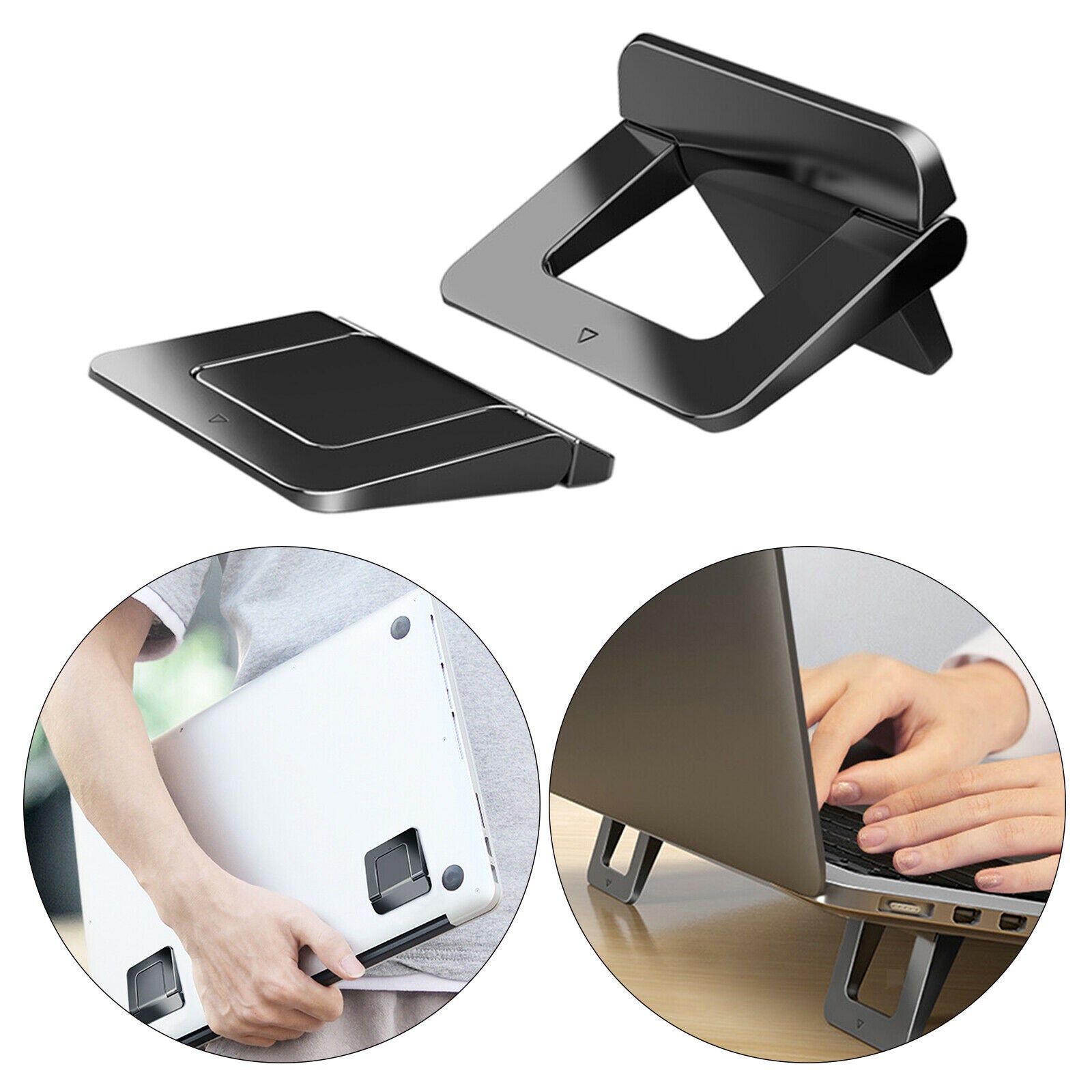 1 Pair Laptop Stand Base Desktop Holder for Laptop Tablets Accessories