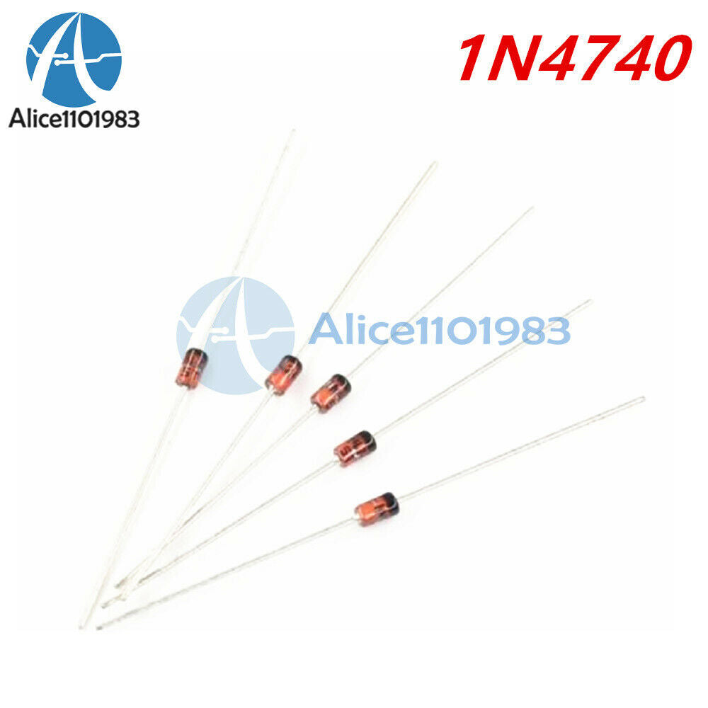 50PCS 1N4740A 1N4740 Zener Diode 10V 1W 1N4740