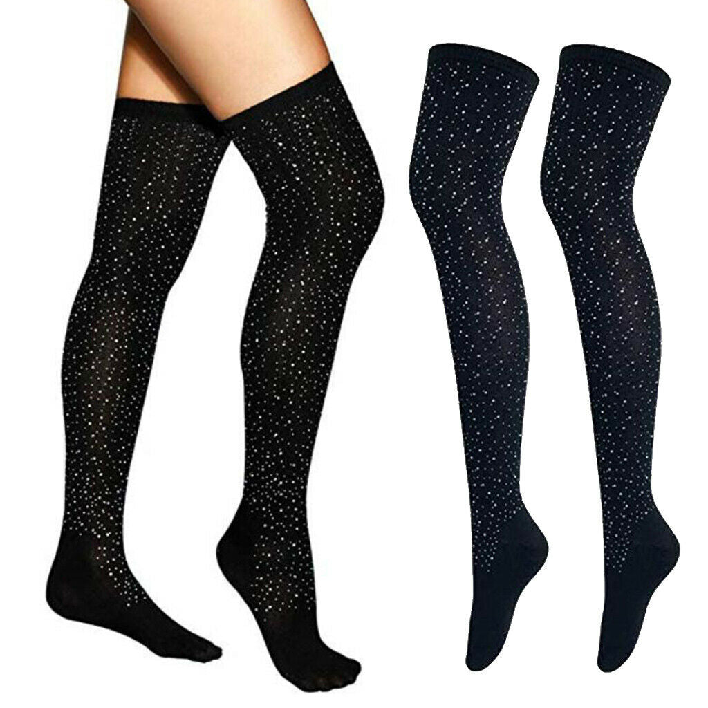 3 Pair Women's Stripes Tube Over Knee High Socks Stockings Socks Leg Warmer