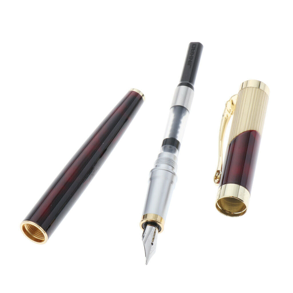 Luxury Metal Fountain Pen Smooth Elegant Writing Calligraphy