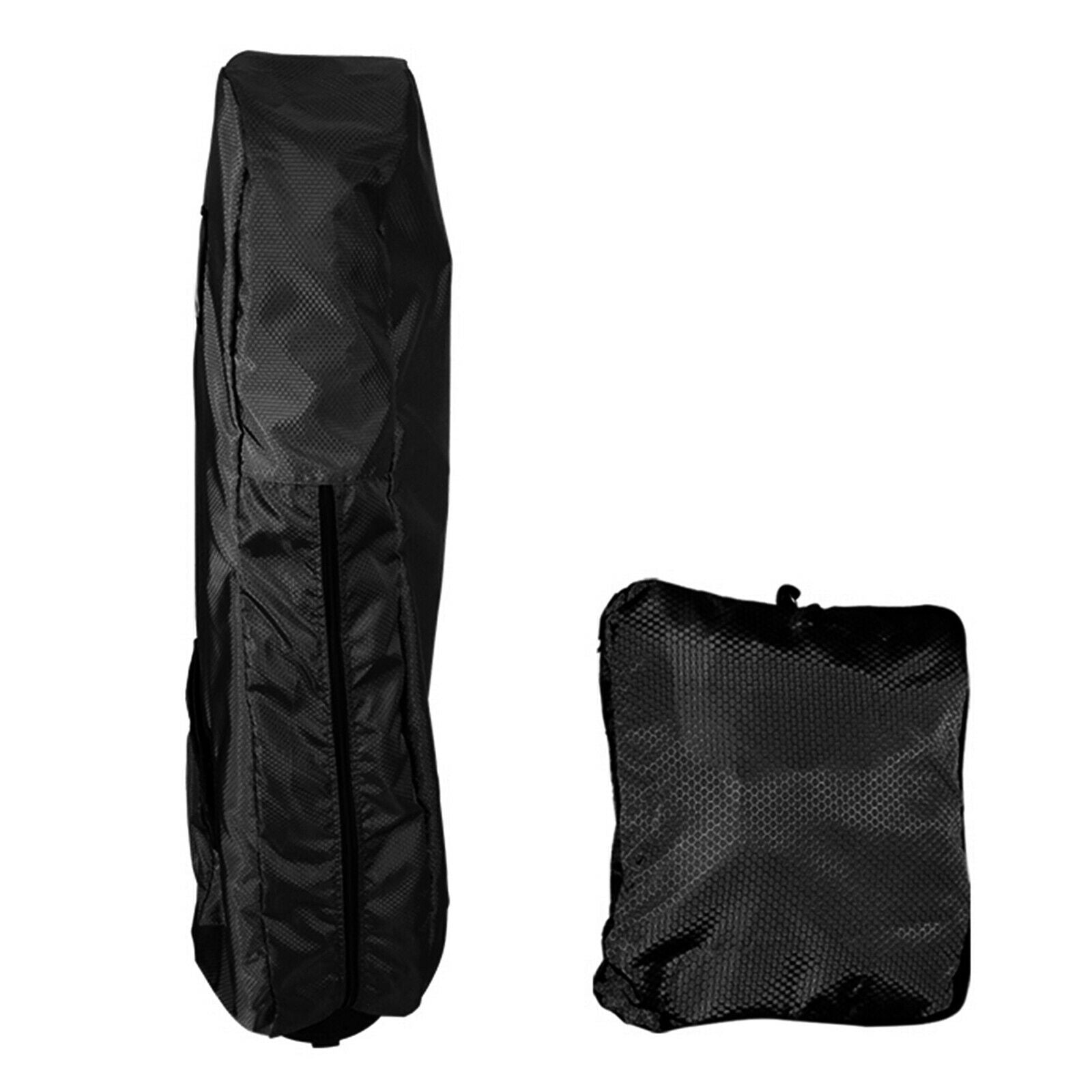 Large Waterproof Collapsible Golf Bag Cover Golf Dustproof Rainproof Black
