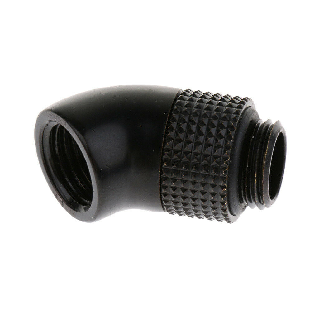 5 Pack G1/4 Thread 45 Degree Rotary Adapter Fitting for PC Water Cooling
