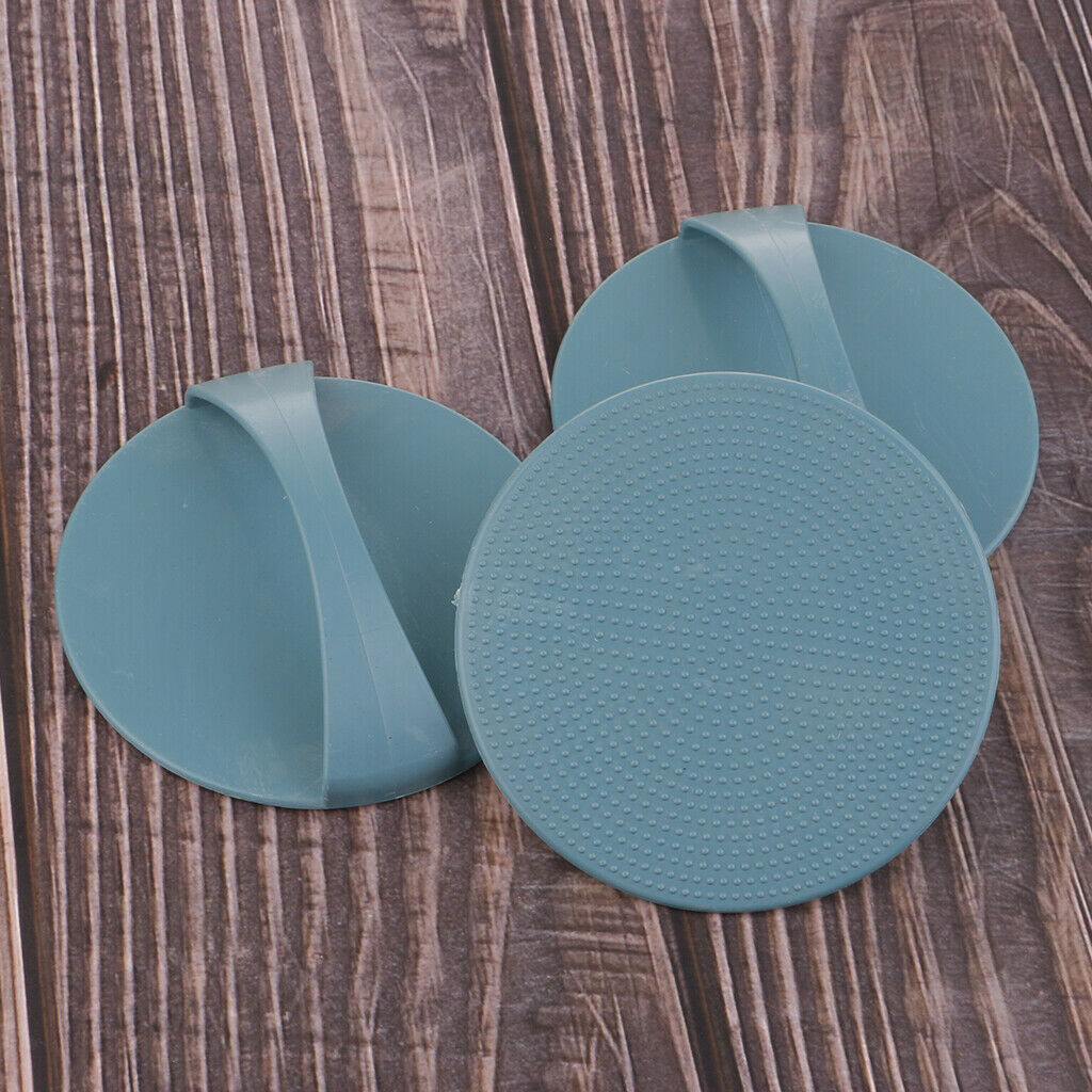 Plastic Concave Convex Surface Round Plate with Handle